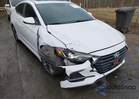 2018 Hyundai Elantra Sport from USA, damaged, VIN KMHD04LB9JU722661